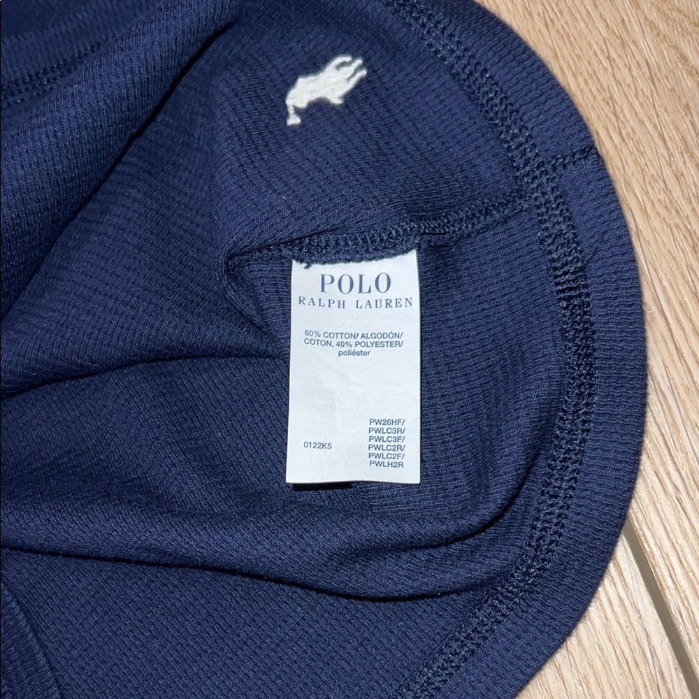 NWOT - Polo by Ralph Lauren Men's Waffle Henley Long Sleeve Sleepwear/Daywear - Picture 6 of 6